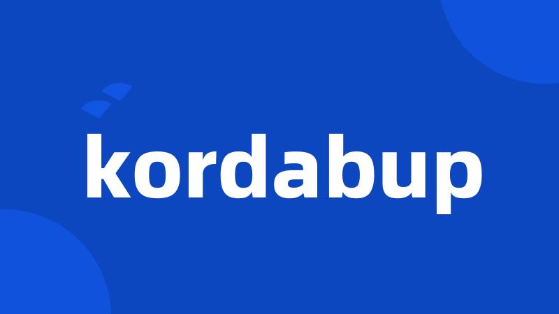 kordabup