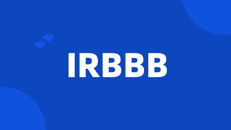 IRBBB