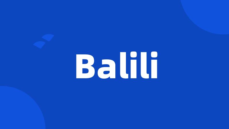 Balili