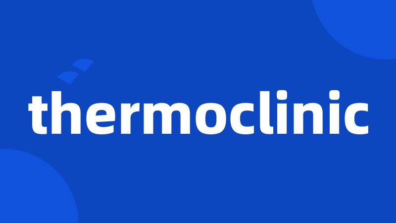 thermoclinic