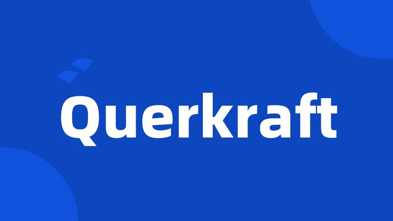 Querkraft