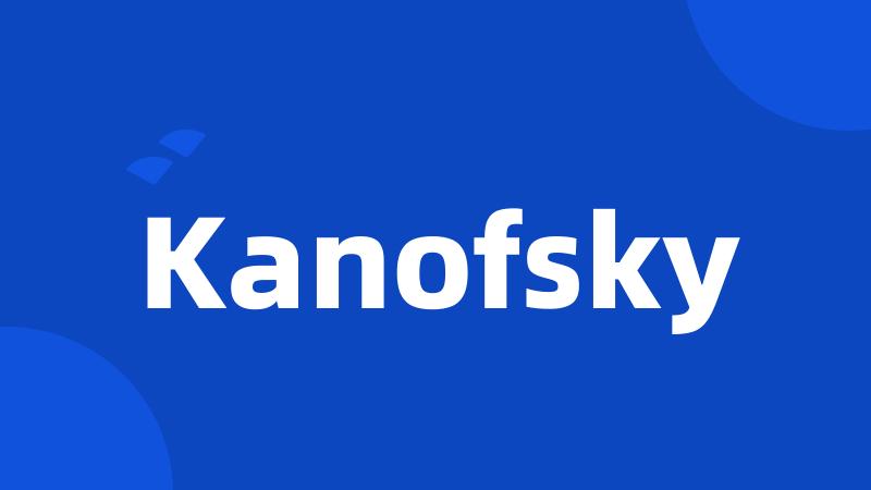 Kanofsky