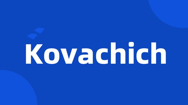 Kovachich