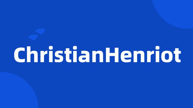 ChristianHenriot