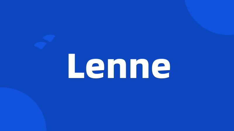 Lenne