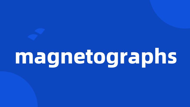 magnetographs