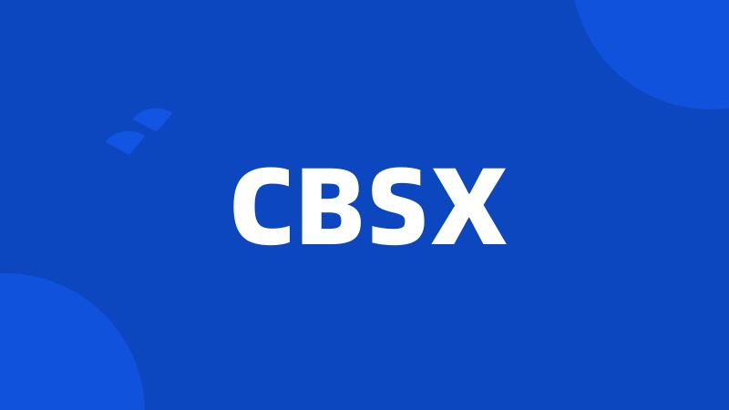 CBSX