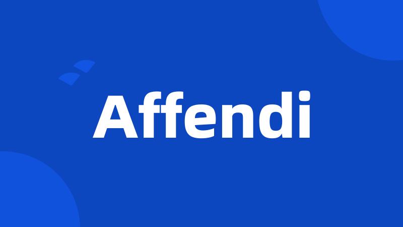 Affendi