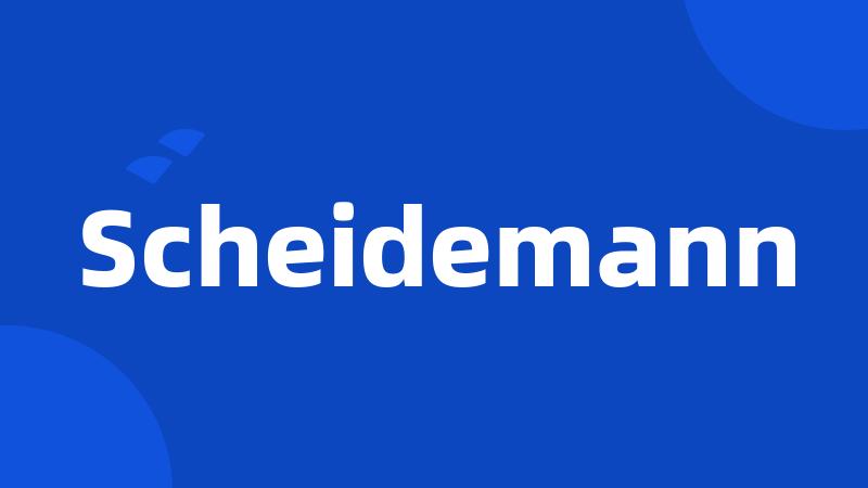 Scheidemann