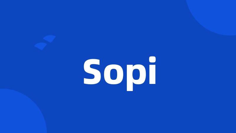 Sopi