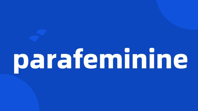 parafeminine