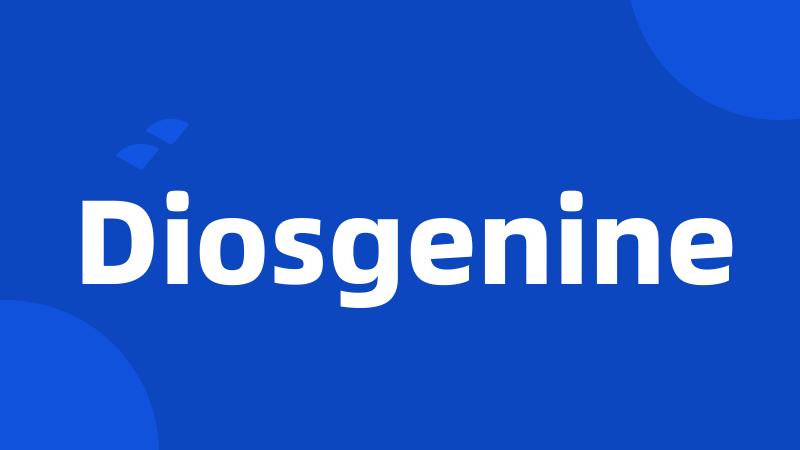 Diosgenine