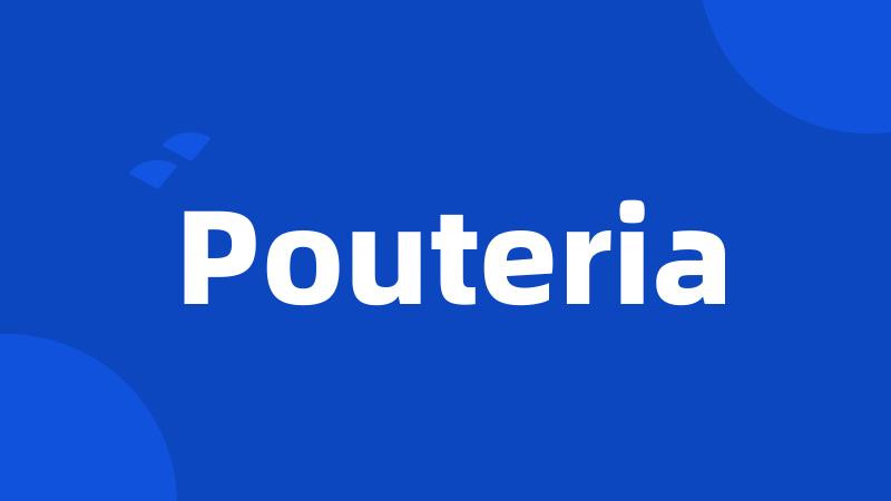 Pouteria