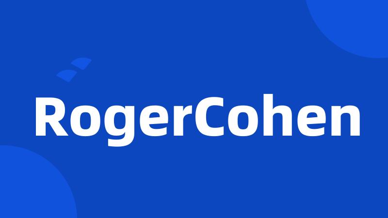 RogerCohen