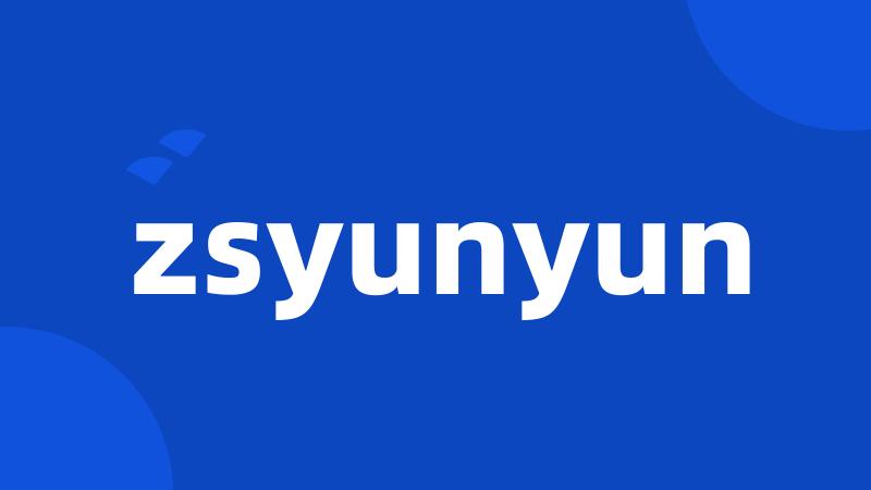 zsyunyun