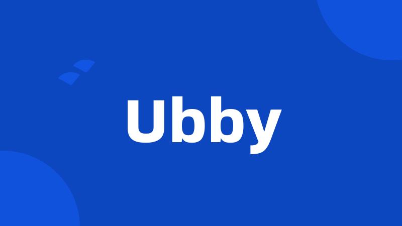 Ubby