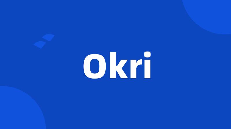 Okri