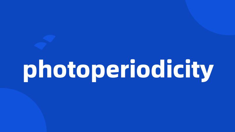 photoperiodicity