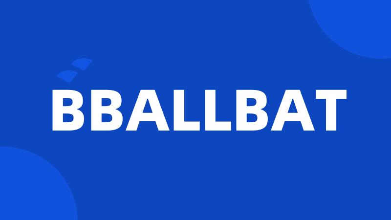 BBALLBAT