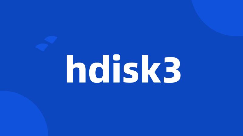 hdisk3