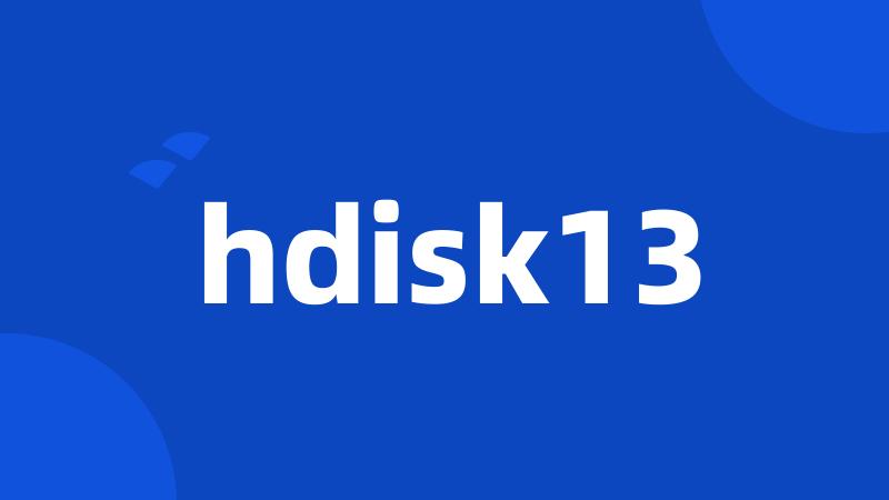 hdisk13