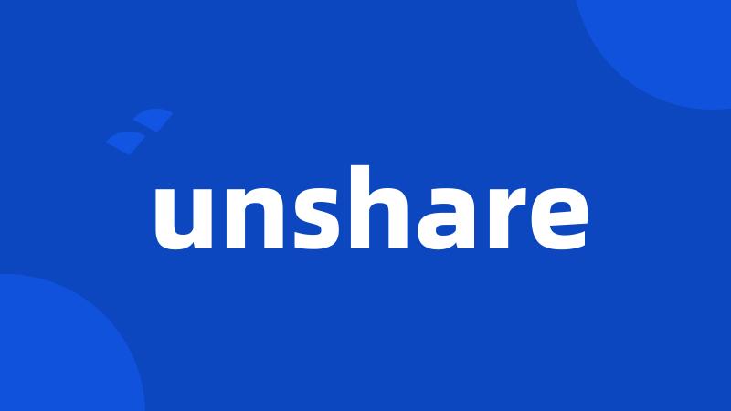 unshare