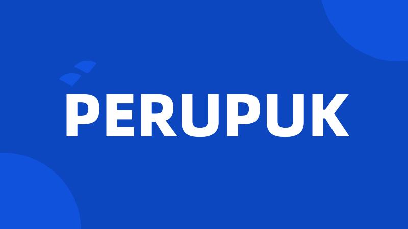 PERUPUK