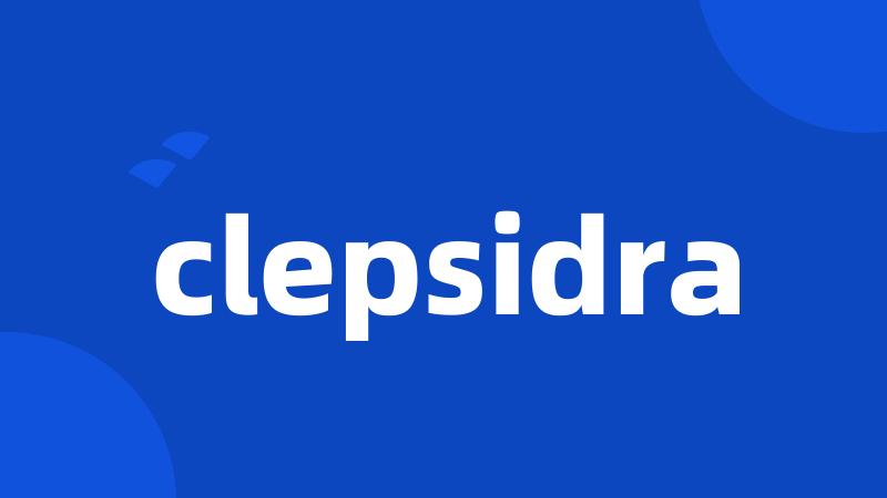 clepsidra