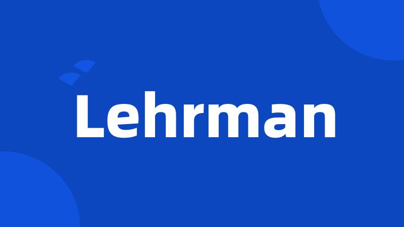 Lehrman