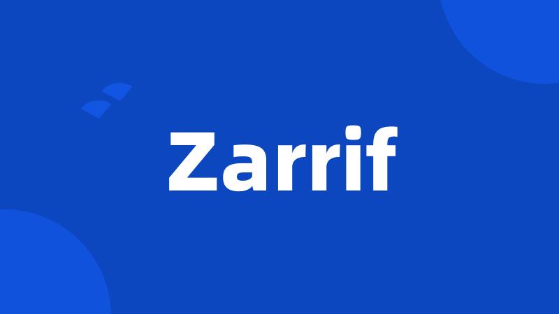 Zarrif