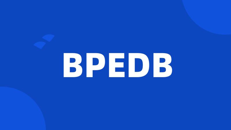 BPEDB