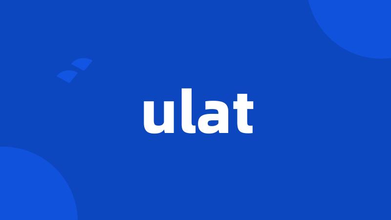 ulat