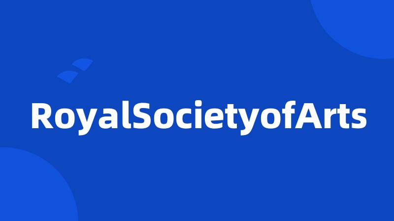 RoyalSocietyofArts