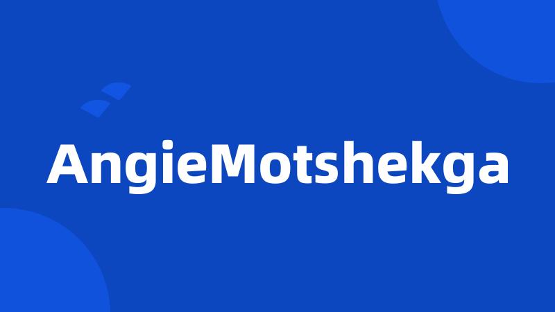 AngieMotshekga