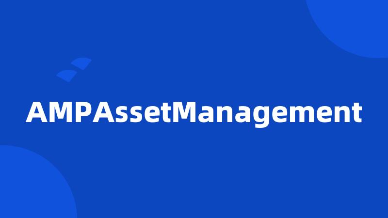 AMPAssetManagement