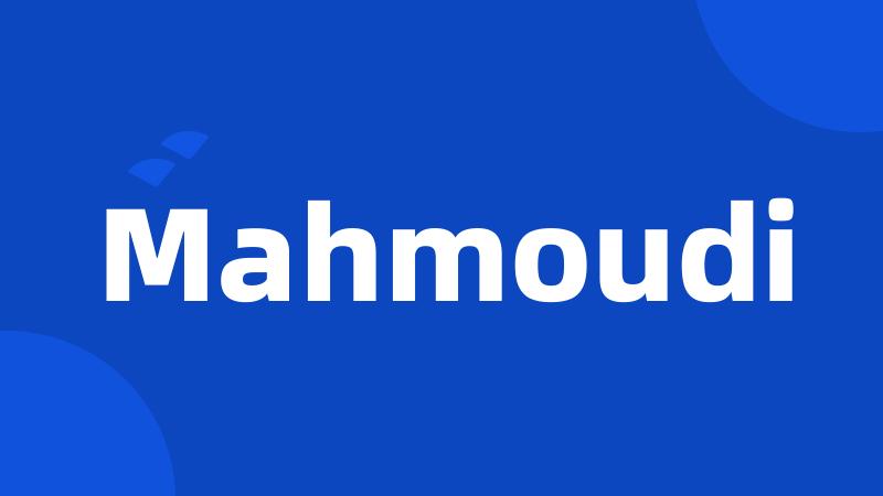 Mahmoudi