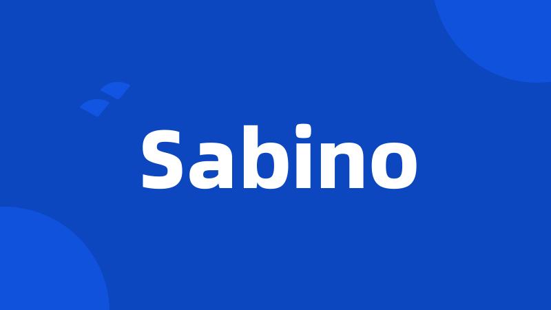 Sabino