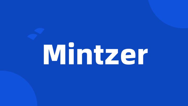 Mintzer