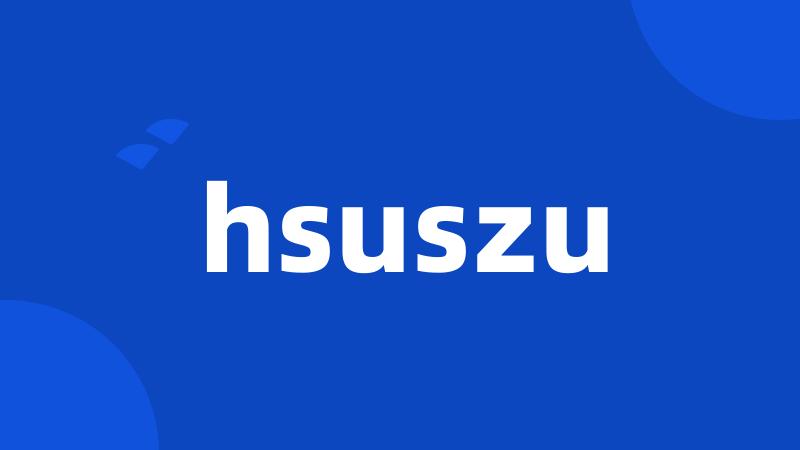 hsuszu