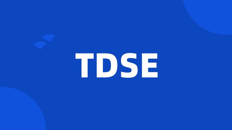 TDSE