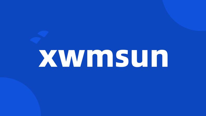 xwmsun