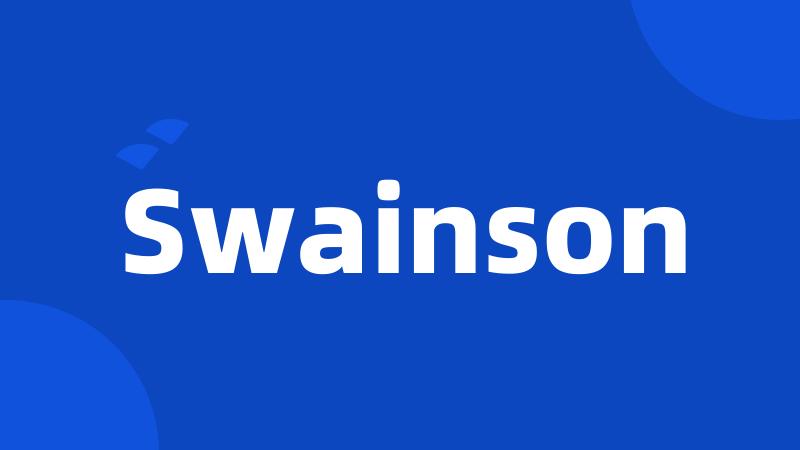 Swainson