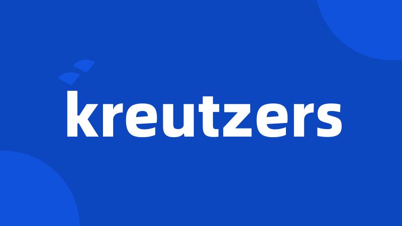 kreutzers