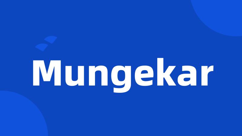 Mungekar