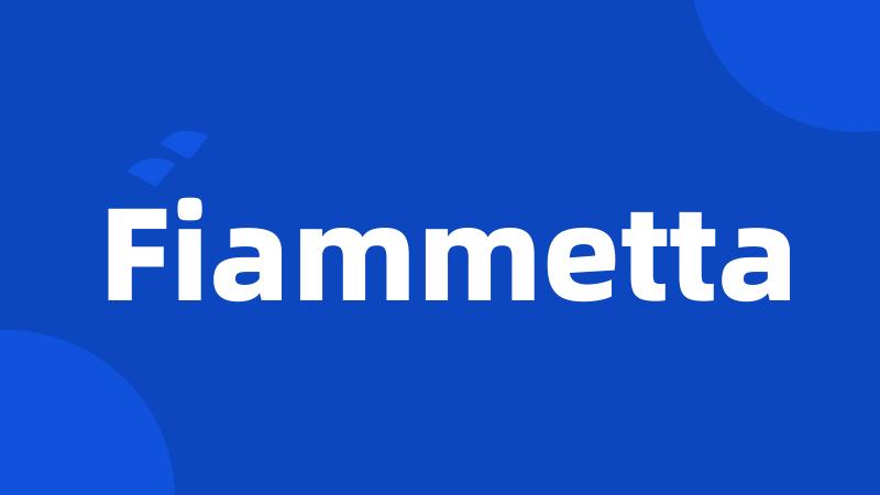 Fiammetta