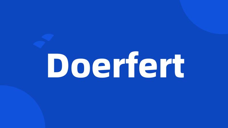 Doerfert