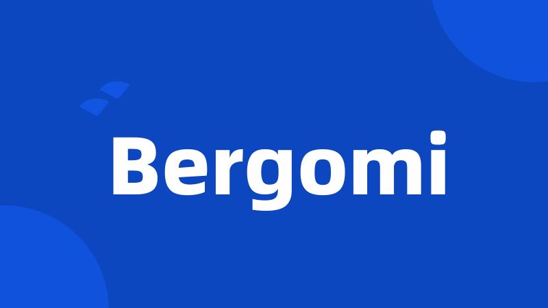 Bergomi