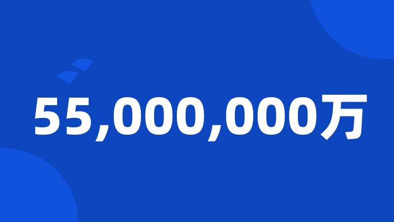 55,000,000万