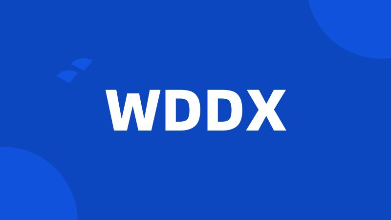 WDDX