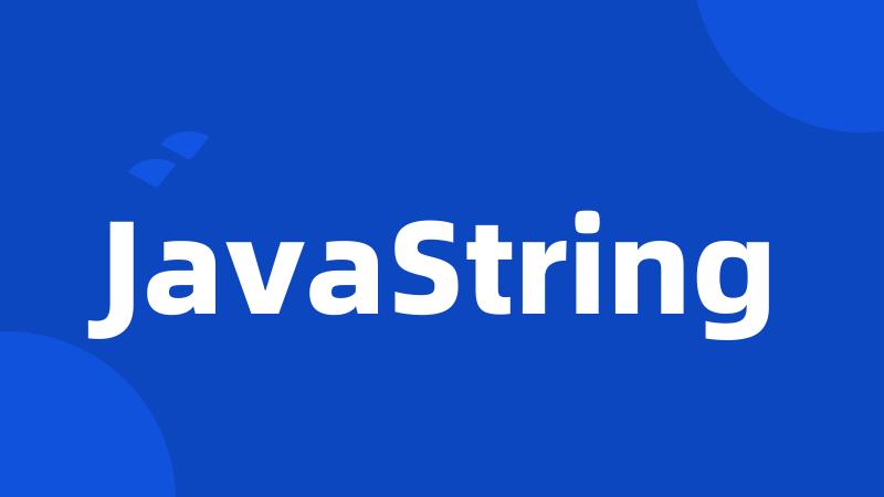 JavaString